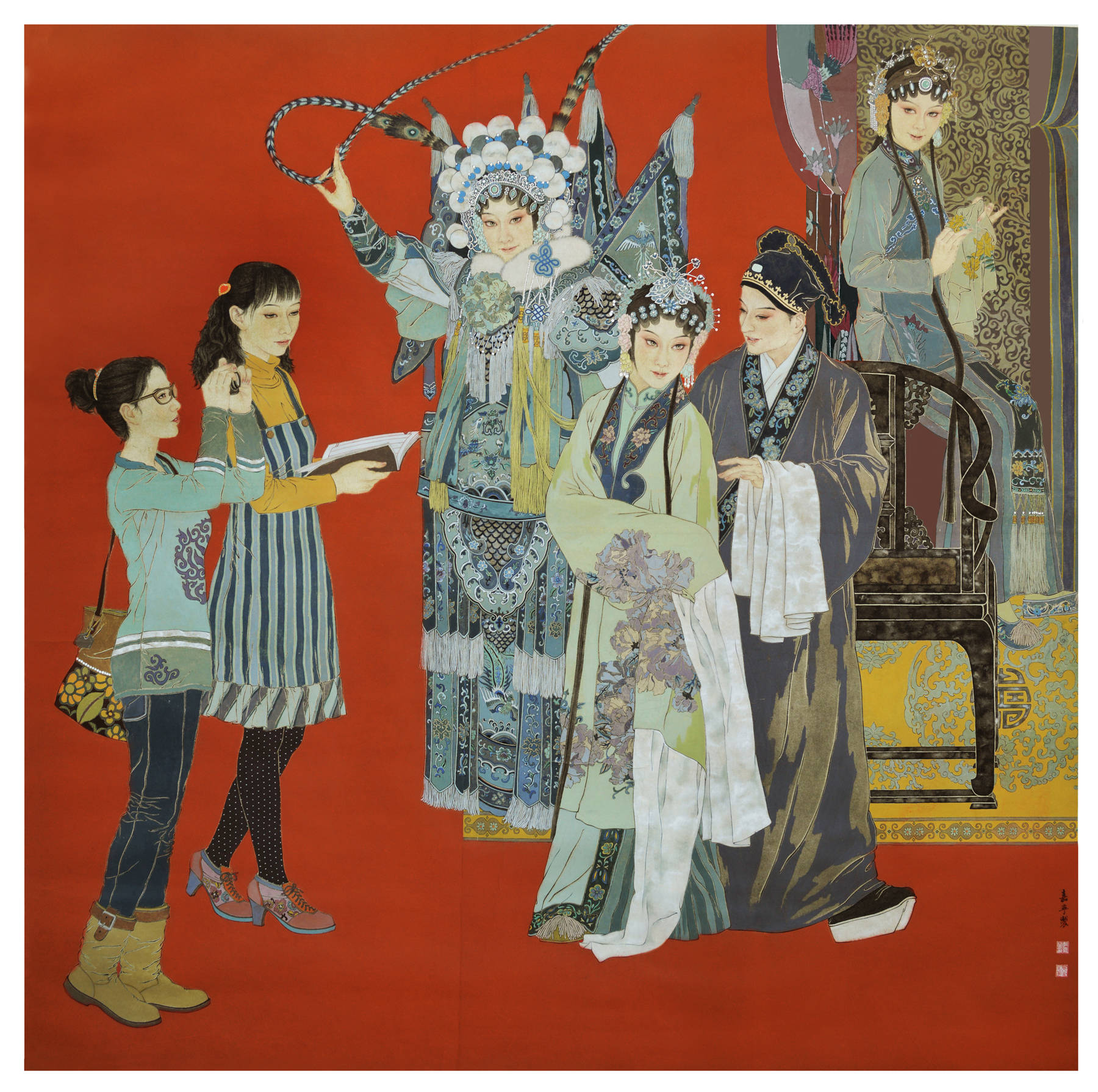 风月书法风月书，一曲风华绝代，一纸月下情深-第2张图片